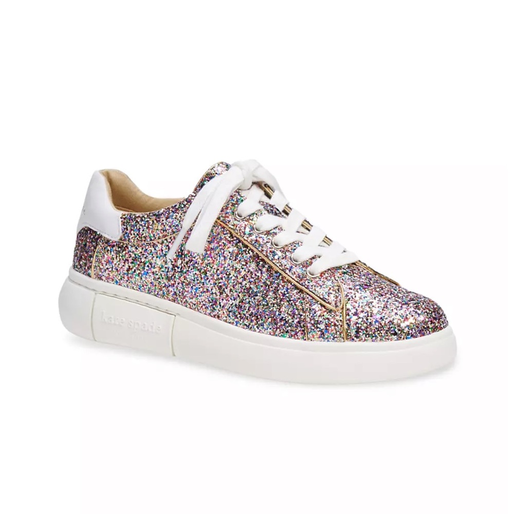Kate Spade Lift Glitter Sneaker Size 9- iconic
